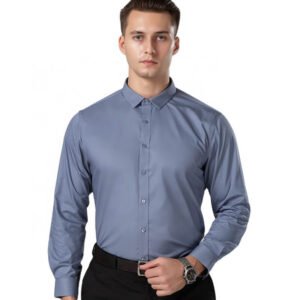 Steel Blue Formal Shirt