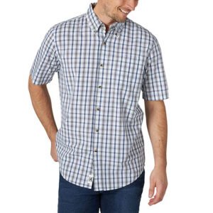 Blue Check Short Sleeve Shirt