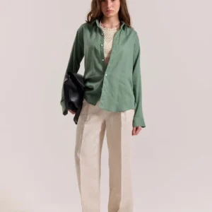 Willow Sage Oversized Shirt