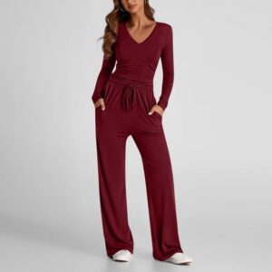 Burgundy Lounge Co-Ord Set