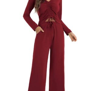 Burgundy Lounge Co-Ord Set